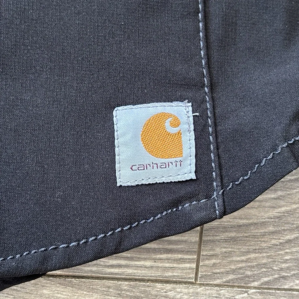 Carhartt Scrub Shirt Womens Small Force Crossflex‎ Convertible Sleeve Healthcare - Picture 6 of 16
